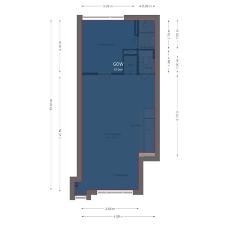 Willemstraat 37, 3511 RH Utrecht - Appartement - markings.jpg