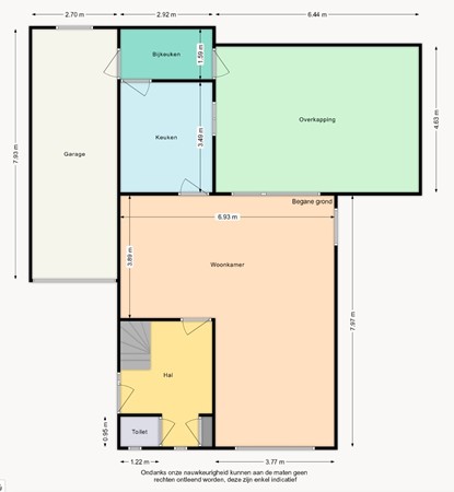 Floorplan - Belikstraat 46, 6129 PP Urmond