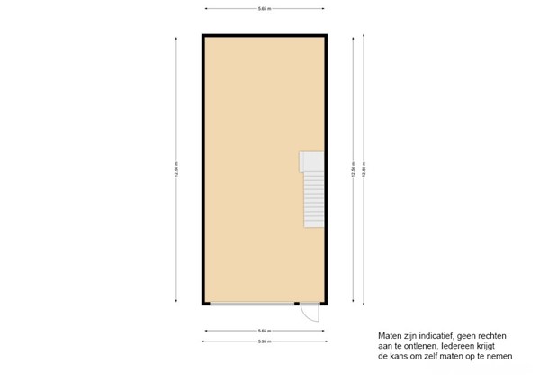 Floorplan - In de Cramer 35, 6411 RS Heerlen