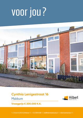 Brochure preview - Woningbrochure - Cynthia Lenigestraat 16 - Makkum.pdf