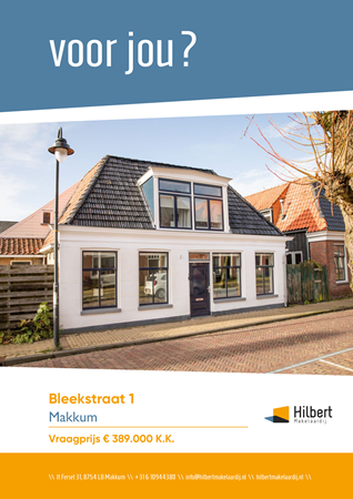 Brochure preview - Woningbrochure - Bleekstraat 1 - Makkum.pdf