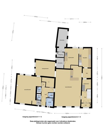 Floorplan - Grote Buren 1, 8749 GC Pingjum