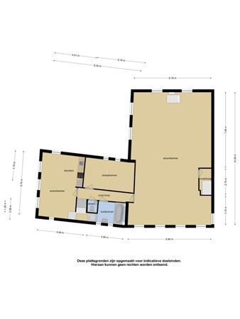 Floorplan - Grote Buren 1, 8749 GC Pingjum