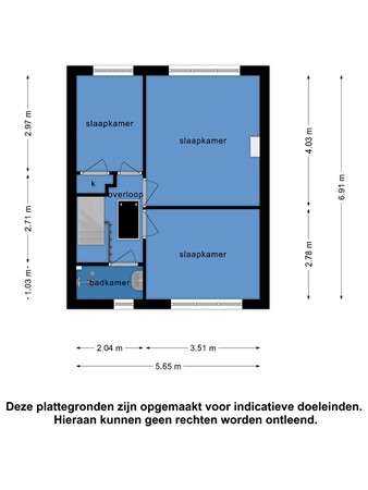 Floorplan - Schokkerweg 10, 8754 AJ Makkum