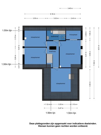 Floorplan - De Hiemen 3, 8754 KJ Makkum