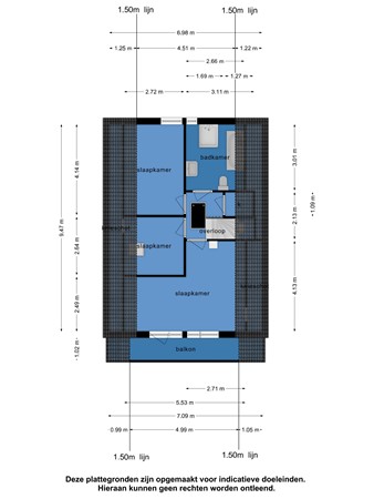 Floorplan - Houtmolen 23, 8754 GJ Makkum