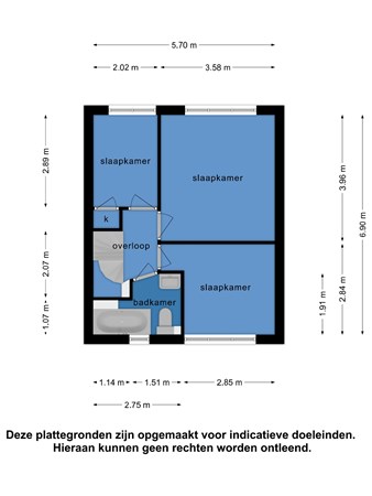 Floorplan - Schokkerweg 11, 8754 AJ Makkum