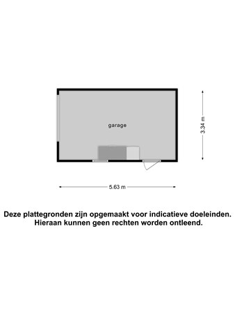 Floorplan - Oosterstraat 26, 8748 AX Witmarsum