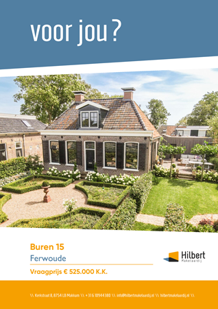 Brochure preview - Buren 15, 8761 PB FERWOUDE (1)