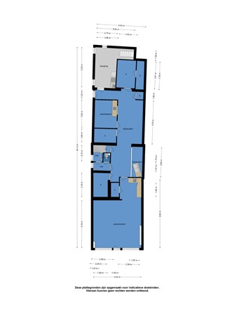 Floorplan - Kerkstraat 24, 8754 CS Makkum