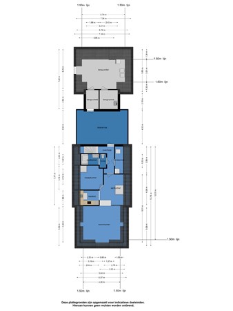 Floorplan - Kerkstraat 24, 8754 CS Makkum