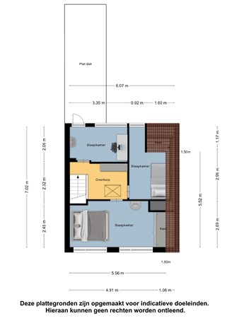 Floorplan - Turfmarkt 89, 8754 CJ Makkum