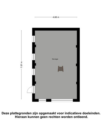 Floorplan - Turfmarkt 89, 8754 CJ Makkum