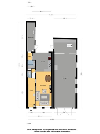 Floorplan - Dwarsnoard 15, 8711 AP Workum