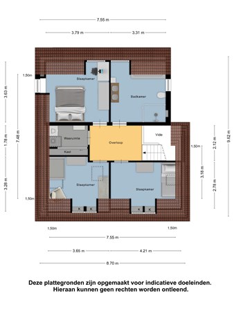 Floorplan - Dorpsstraat 3, 8746 NJ Schraard