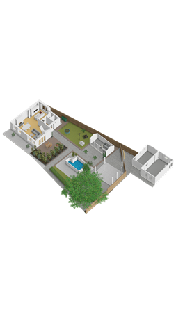 Floorplan - Dorpsstraat 3, 8746 NJ Schraard