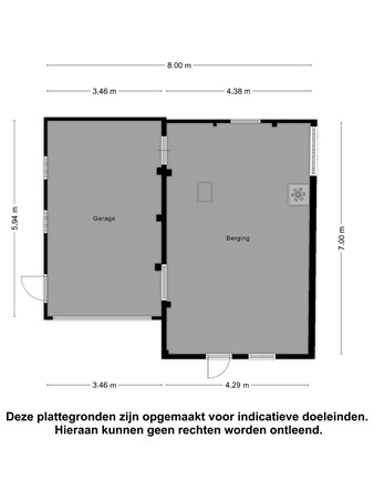Floorplan - Dorpsstraat 3, 8746 NJ Schraard