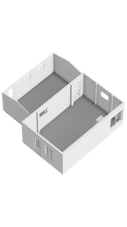 Floorplan - Dorpsstraat 3, 8746 NJ Schraard