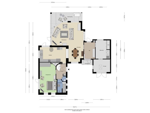 Floorplan - Dorpsweg 13, 8755 JH Idsegahuizum