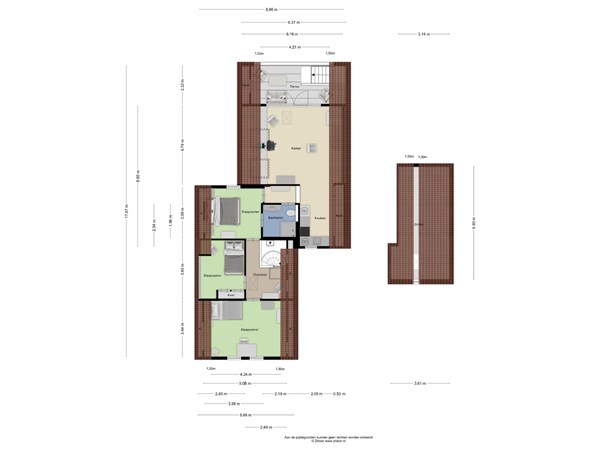 Floorplan - Dorpsweg 13, 8755 JH Idsegahuizum