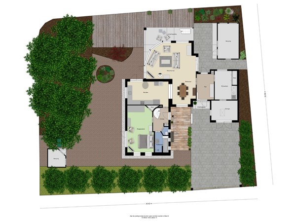 Floorplan - Dorpsweg 13, 8755 JH Idsegahuizum
