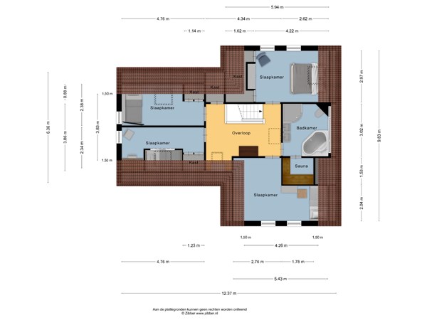 Floorplan - De Gearen 11, 8754 KC Makkum