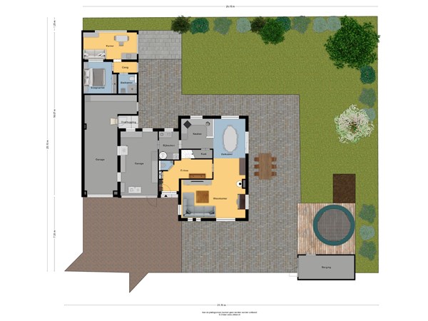Floorplan - De Gearen 11, 8754 KC Makkum