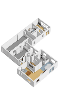 Floorplan - De Gearen 11, 8754 KC Makkum