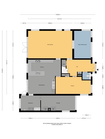 Floorplan - It Ferset 31, 8754 LB Makkum