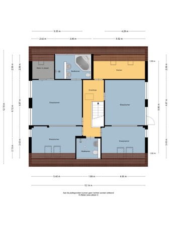 Floorplan - It Ferset 31, 8754 LB Makkum