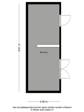 Floorplan - It Ferset 31, 8754 LB Makkum
