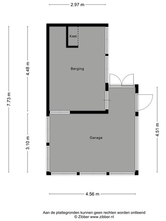 Floorplan - Lieuwkemastraat 28, 8754 BN Makkum