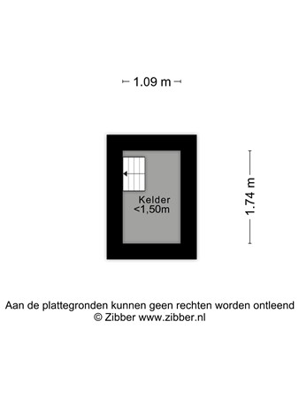 Floorplan - Lieuwkemastraat 28, 8754 BN Makkum