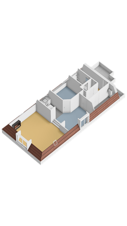 Floorplan - Tuinstraat 2, 8754 CW Makkum