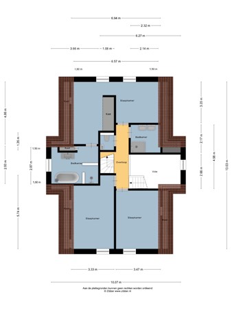 Floorplan - It Ferset 45, 8754 LB Makkum