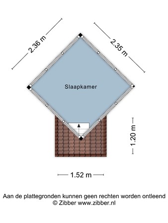 Floorplan - Weersterweg 10A, 8747 NS Wons