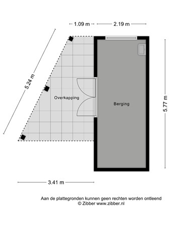 Floorplan - Weersterweg 10A, 8747 NS Wons