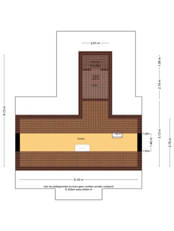 Floorplan - De Hiemen 2, 8754 KJ Makkum