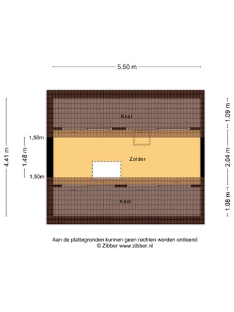 Floorplan - Grote Zijlroede 26, 8754 GG Makkum