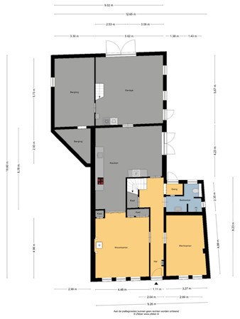 Floorplan - Dorpsweg 22, 8753 JC Cornwerd