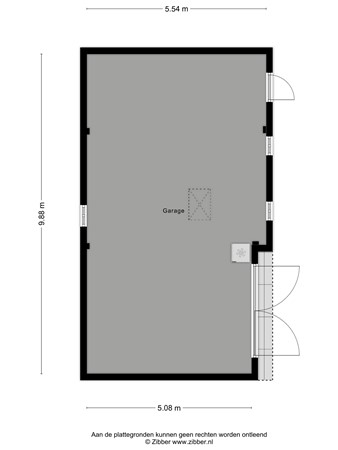 Floorplan - Van Hottingawei 8, 8856 BX Pietersbierum