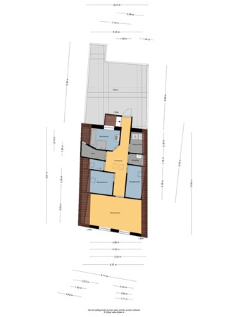 Floorplan - Markt 12, 8754 ES Makkum