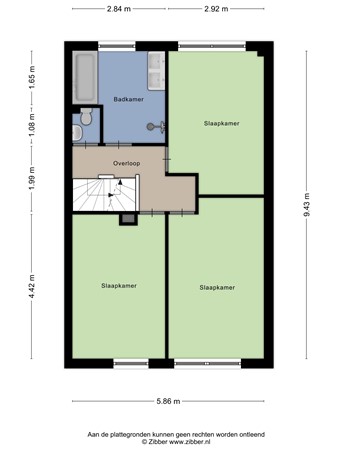 Floorplan - Laurierlaan 4, 8024 XB Zwolle