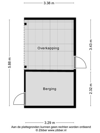 Floorplan - Elzenlaan 11, 8024 ZE Zwolle