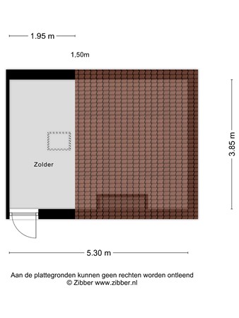 Floorplan - Scarlattistraat 46, 8031 JS Zwolle