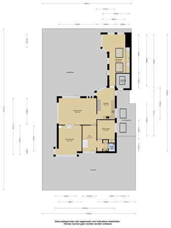 Floorplan - Kerkweg 70, 8091 GB Wezep