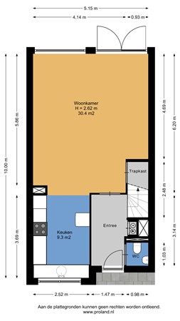 Floorplan - Elzenmos 126, 8043 MZ Zwolle