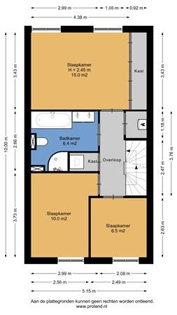 Floorplan - Elzenmos 126, 8043 MZ Zwolle