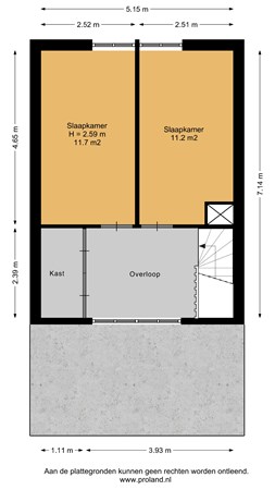 Floorplan - Elzenmos 126, 8043 MZ Zwolle