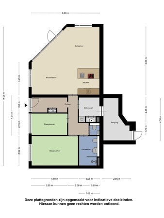 Floorplan - Seramstraat 50, 8022 NN Zwolle